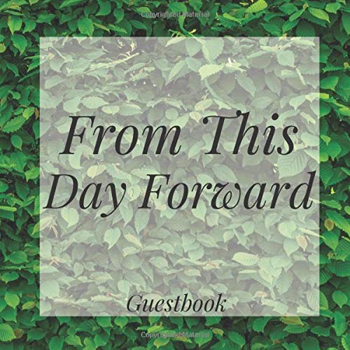 Elegant Guestbooks-From This Day Forward Guestbook