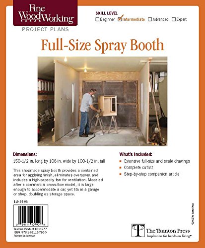 Geoff Guzynski-Fine Woodworking's Full Size Spray Booth Plan