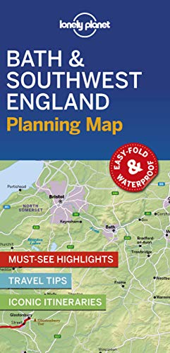 Lonely Planet-Lonely Planet Bath and Southwest England Planning Map 1