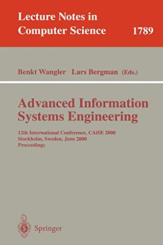 Advanced Information Systems Engineering - Benkt Wangler