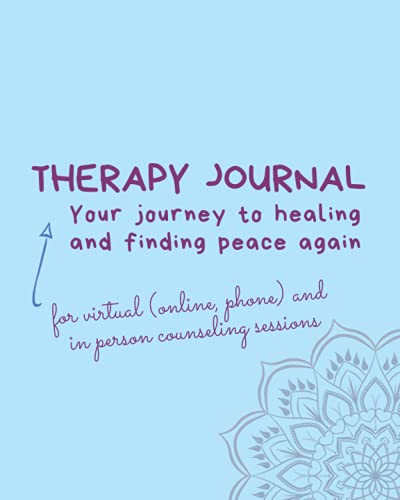 A. Day to Remember Journals-Therapy Journal - for Virtual  and in Person Counseling Sessions