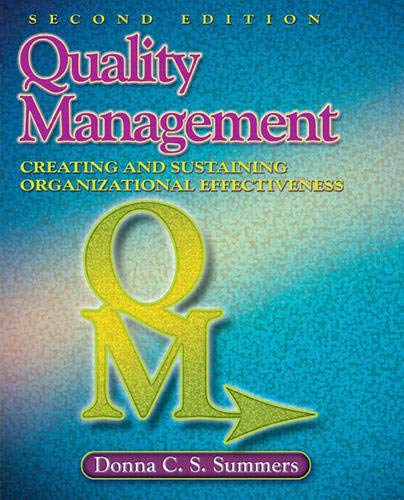 Quality management - Donna C. S. Summers