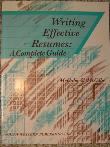 McCabe-Writing Effective Resumes