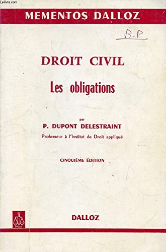 Pierre Dupont-Delestraint-Droit civil