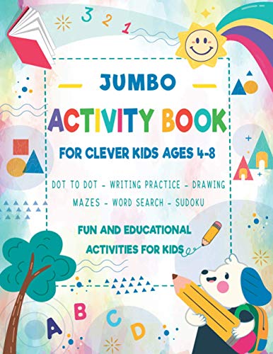 KidoMillion KidoMillion Printing-JUMBO ACTIVITY BOOK for Clever Kids Ages 4-8 : Fun Learning Activities