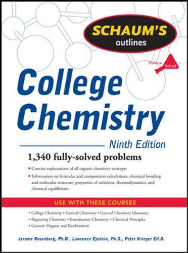 Schaum's outline of theory and problems of college chemistry - Jerome Laib Rosenberg