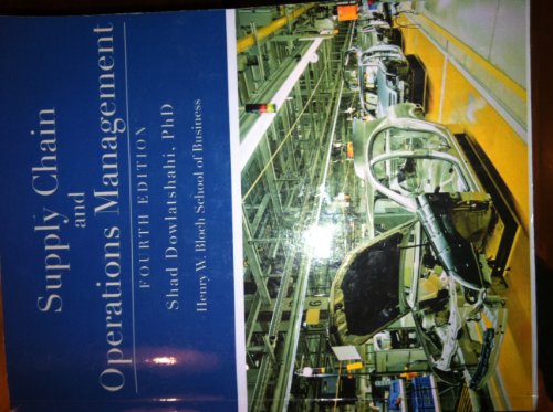 Shad Dowlatshahi-Supply chain and operations management