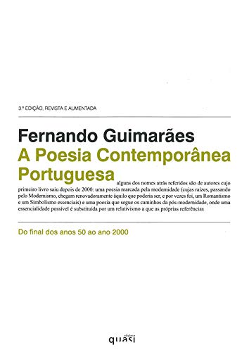 A poesia contemporânea portuguesa - Fernando Guimarães