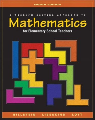 Rick Billstein-problem solving approach to mathematics for elementary school teachers