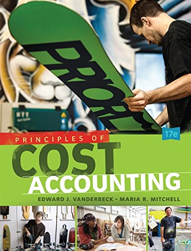 Edward J. Vanderbeck-Principles of Cost Accounting