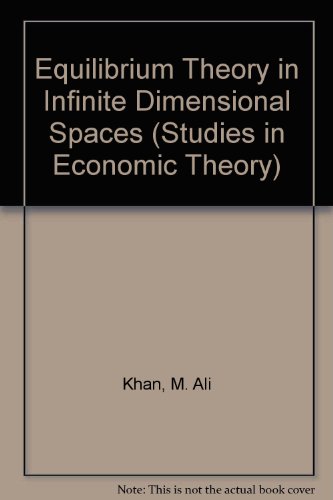 Ali Akbar Khan-Equilibrium theory in infinite dimensional spaces