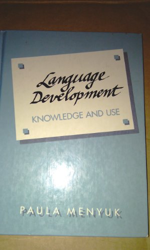 Paula Menyuk-Language Development