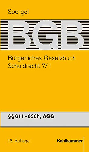 Hans Theodor Soergel-Burgerliches Gesetzbuch Mit Einfuhrungsgesetz und Nebengesetzen : Band 9/1