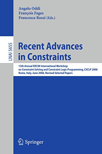 Angelo Oddi-Recent Advances in Constraints