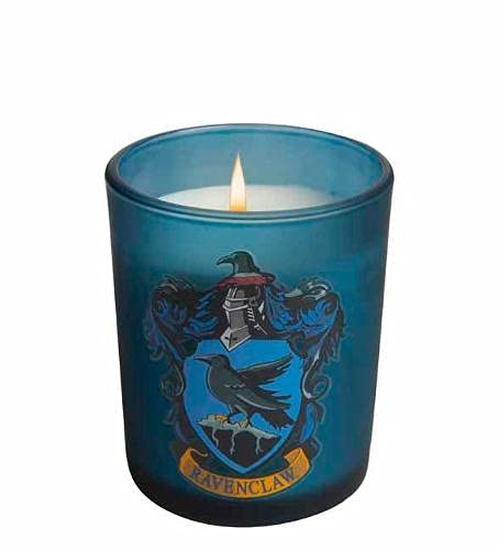Insight Editions-Harry Potter-Ravenclaw Scented Glass Candle (8 Oz) [Classic Collection]