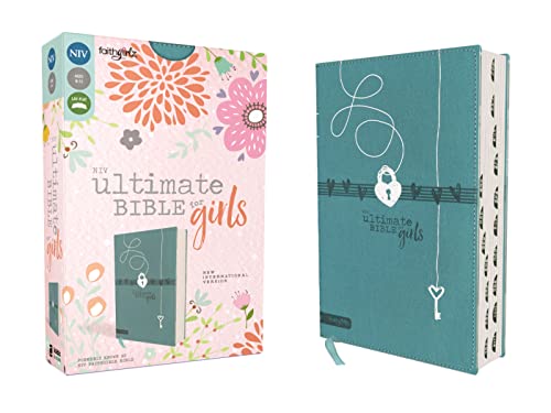 Nancy N. Rue-NIV, Ultimate Bible for Girls, Faithgirlz Edition, Leathersoft, Teal, Thumb Indexed Tabs
