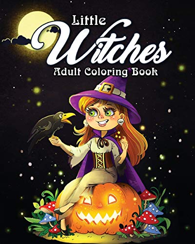 Coloring  Book Cafe-Little Witches Adult Coloring Book