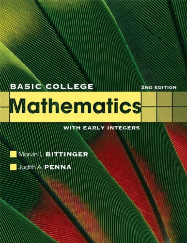 -Basic college mathematics with early integers