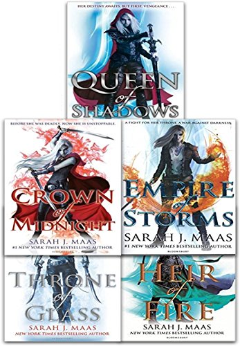 Sarah J. Maas-Throne Of Glass Series Collection 5 Books Set By Sarah J. Maas