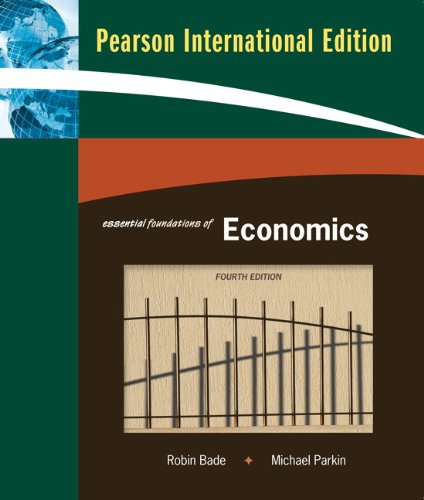Robin Bade-Essential Foundations of Economics