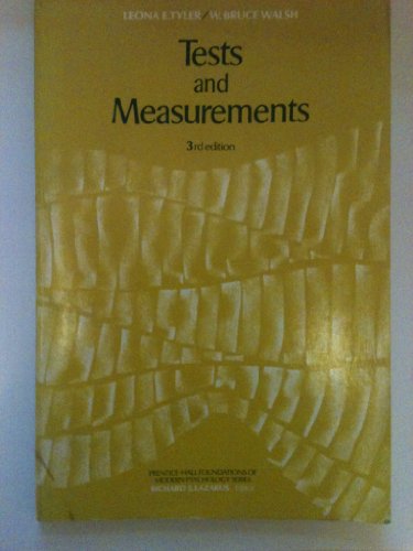 Tests Measurement (Wheels of Learning) - Leona E. Tyler