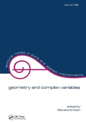 S. Coen-Geometry and Complex Variables