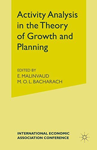 M. O. L. Bacharach-Activity Analysis in the Theory of Growth and Planning