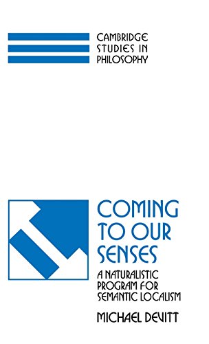 Coming to our Senses - Michael Devitt