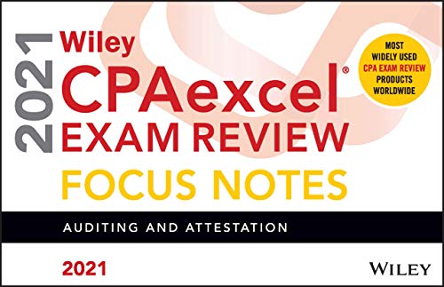 Wiley-Wiley CPAexcel Exam Review 2021 Focus Notes