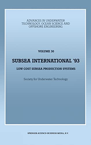Society for Underwater Technology (SUT)-Subsea International '93