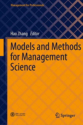 Hao Zhang-Models and Methods for Management Science