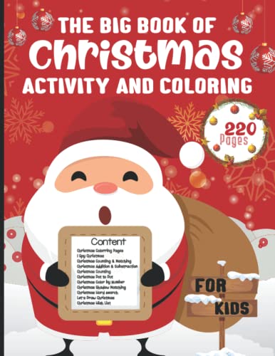 Keda Publishing-Big Book of Christmas Activity and Coloring for Kids