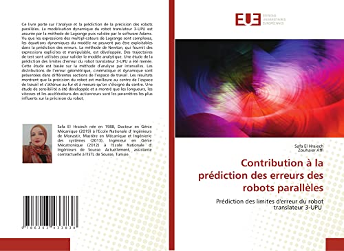 Contribution à la prédiction des erreurs des robots parallèles - Safa El Hraiech