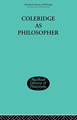 Muirhead, John H, John H.-Coleridge As Philosopher