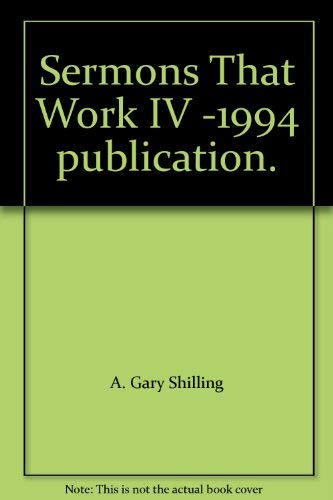 A. Gary Shilling-Sermons that work.