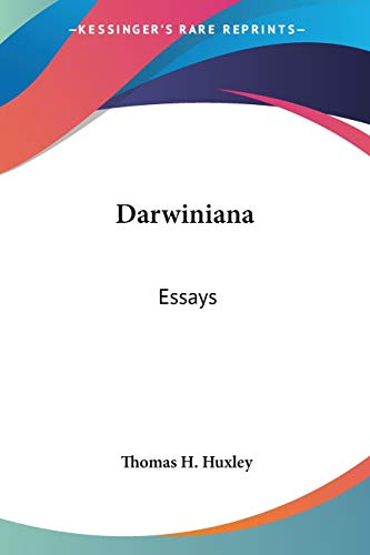 Thomas H. Huxley-Darwiniana