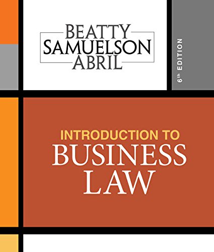 Jeffrey F. Beatty-Introduction to Business Law