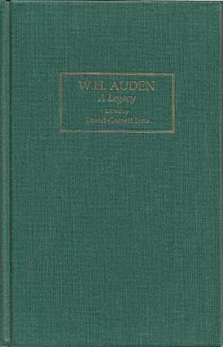 David Garrett Izzo-W. H. Auden a Legacy (Locust Hill Literary Studies)