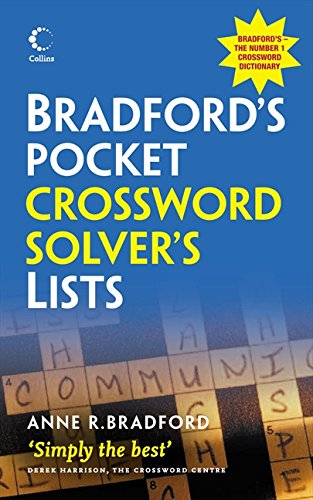 Anne R. Bradford-Collins Bradfords Pocket Crossword Solvers List
