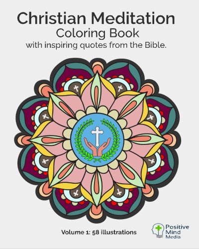 Positive Mind Media-Christian Meditation Coloring Book