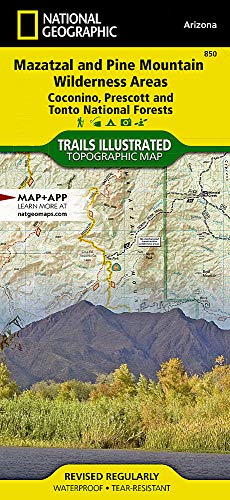 National Geographic Maps - Trails Illustrated-Mazatzal and Pine Mountain Wilderness Areas [Coconino, Prescott, and Tonto National Forests]