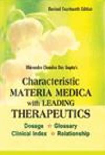 Dhirendra Chandra Das Gupta-Characteristic Materia Medica with Leading Therapeutics