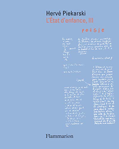 Hervé Piekarski-L'État d'enfance, III
