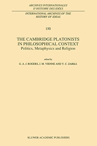 G. A. J. Rogers-The Cambridge Platonists in Philosophical Context