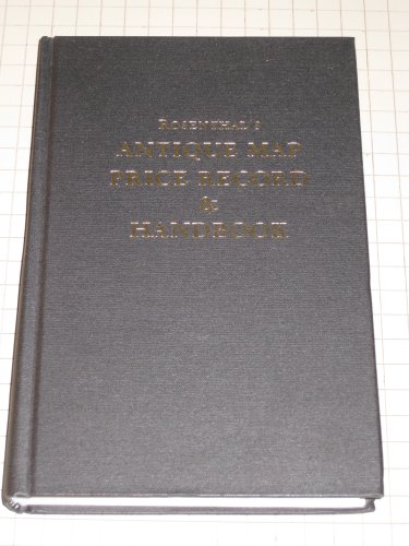 Antique map price record & handbook for 1999-2000 - Jon K.; Rosenthal Bernice M. Rosenthal