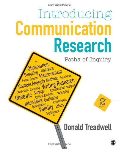 Donald F. Treadwell-Introducing Communication Research
