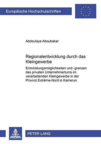 Regionalentwicklung durch das Kleingewerbe - Abdoulaye Aboubakar