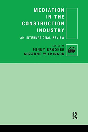 Penny Brooker-Mediation in the Construction Industry