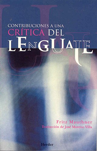 Fritz Mauthner-Contribuciones a Una Critica del Lenguaje