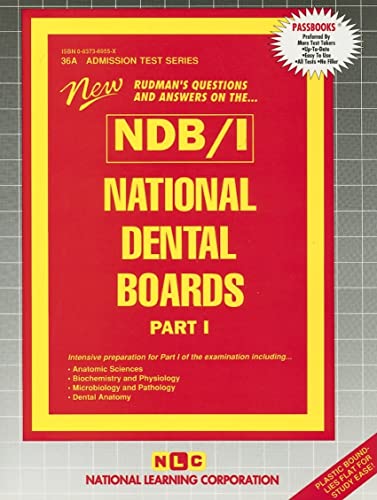 Jack Rudman-New Rudman's questions and answers on the NDB, National dental boards